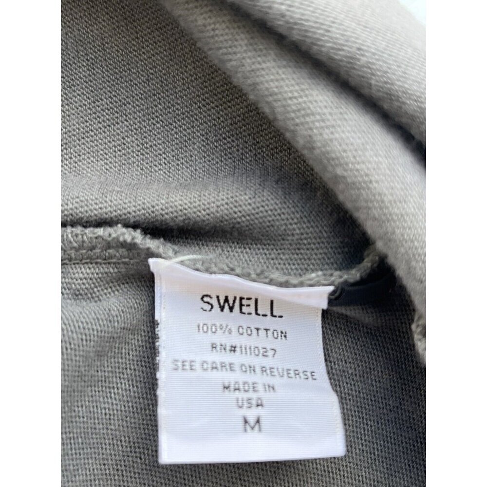 Swell LA Women's Dolls Sleeveless Casual Beach Raglan Top Charcoal Size S M L - Picture 8 of 9